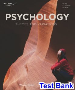 CDN ED Psychology Themes and Variations 3rd Edition Weiten Test Bank