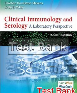 Clinical Immunology and Serology A Laboratory Perspective 4th Edition Stevens Test Bank