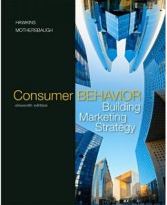 Test Bank for Consumer Behavior, 11th Edition: Delbert I. Hawkins