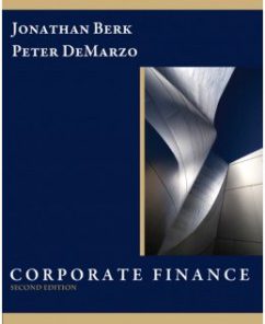 Test Bank for Corporate Finance, 2nd Edition: Jonathan Berk