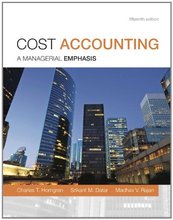 Cost Accounting Horngren 15th Edition Test Bank