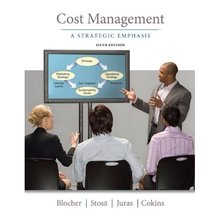 Cost Management A Strategic Emphasis Blocher 6th Edition Solutions Manual