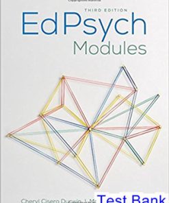 EdPsych Modules 3rd Edition Durwin Test Bank