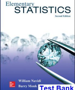 Elementary Statistics 2nd Edition Navidi Test Bank