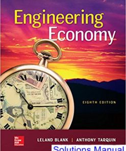 Engineering Economy 8th Edition Blank Solutions Manual