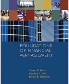 Test Bank for Foundations of Financial Management, 13th Edition: Stanley B. Block