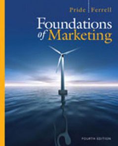 Test Bank for Foundations of Marketing, 4th Edition: Pride