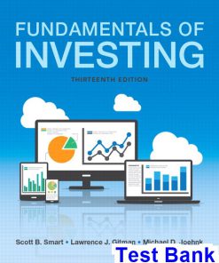 Fundamentals of Investing 13th Edition Smart Test Bank