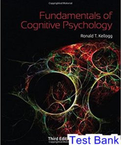 Fundamentals of Cognitive Psychology 3rd Edition Kellogg Test Bank