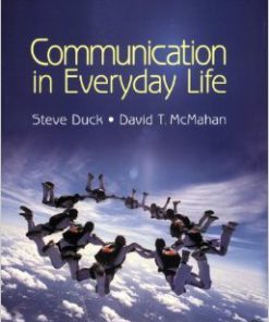 Instructor Manual For Communication in Everyday Life by Steve Duck (Author), David T. McMahan