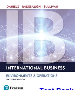 International Business 16th Edition Daniels Test Bank