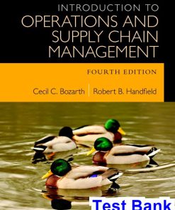 Introduction to Operations and Supply Chain Management 4th Edition Bozarth Test Bank