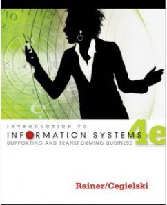 Test Bank for Introduction to Information Systems 4th Edition: R. Kelly Rainer