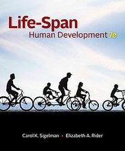 Life-Span Human Development Sigelman 7th Edition Test Bank