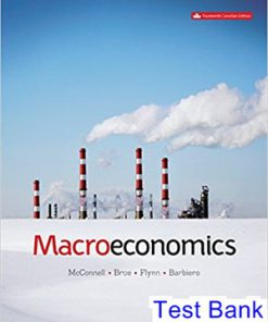 Macroeconomics Canadian 14th Edition Mcconnell Test Bank