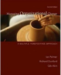 Test Bank for Managing Organizational Change, 2nd Edition: Ian Palmer