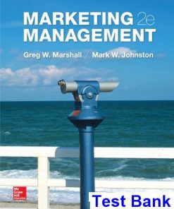 Marketing Management 2nd Edition Marshall Test Bank