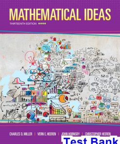 Mathematical Ideas 13th Edition Miller Test Bank