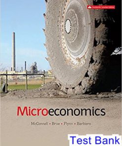 Microeconomics Canadian 14th Edition Mcconnell Test Bank