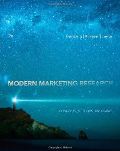 Test Bank for Modern Marketing Research, 2nd Edition : Feinberg