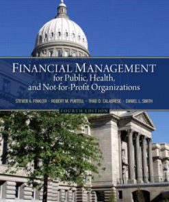 Test Bank for Financial Management for Public, Health, and Not-for-Profit Organizations, 4/E