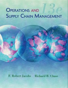 Test Bank for Operations and Supply Chain Management, 13th Edition: Jacobs