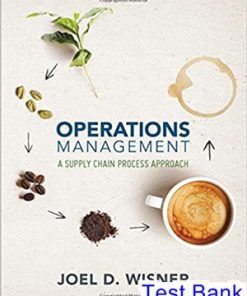 Operations Management A Supply Chain Process Approach 1st Edition Wisner Test Bank