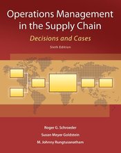 Operations Management in the Supply Chain Decisions and Cases Schroeder 6th Edition Solutions Manual