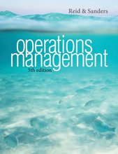 Operations Management Reid 5th Edition Test Bank