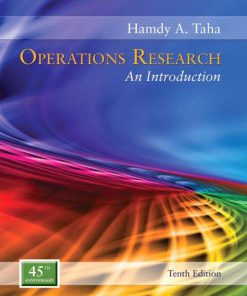 Operations Research An Introduction 10th Edition Taha Solutions Manual