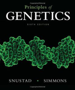 Test Bank For Principles of Genetics, 6th edition: D. Peter Snustad