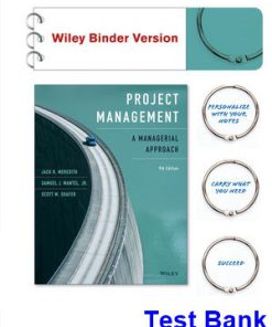 Project Management A Managerial Approach 9th Edition Meredith Test Bank