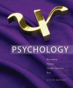 Test Bank for Psychology, 9th Edition : Bernstein