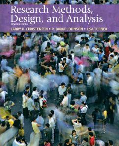 Test Bank for Research Methods Design and Analysis, 11th Edition : Christensen