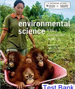 Scientific American Environmental Science for a Changing World 2nd Edition Karr Test Bank