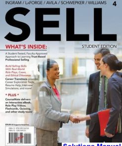 SELL 4 4th Edition Ingram Solutions Manual