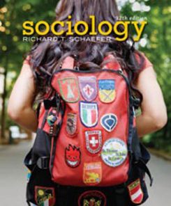 Test Bank for Sociology, 12th Edition: Schaefer