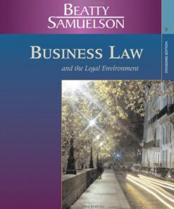 Solution Manual for Legal Environment 4th Edition by Beatty