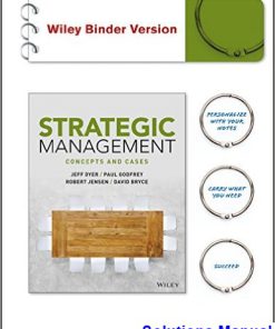 Strategic Management Concepts and Cases 1st Edition Dyer Solutions Manual