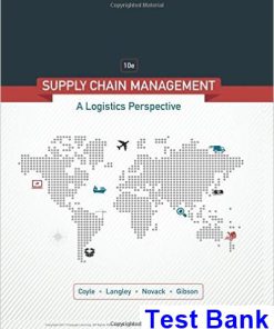 Supply Chain Management A Logistics Perspective 10th Edition Coyle Test Bank