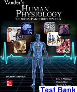 Vanders Human Physiology The Mechanisms of Body Function 14th Edition Widmaier Test Bank