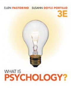 Test Bank for What is Psychology 3rd Edition: Pastorino