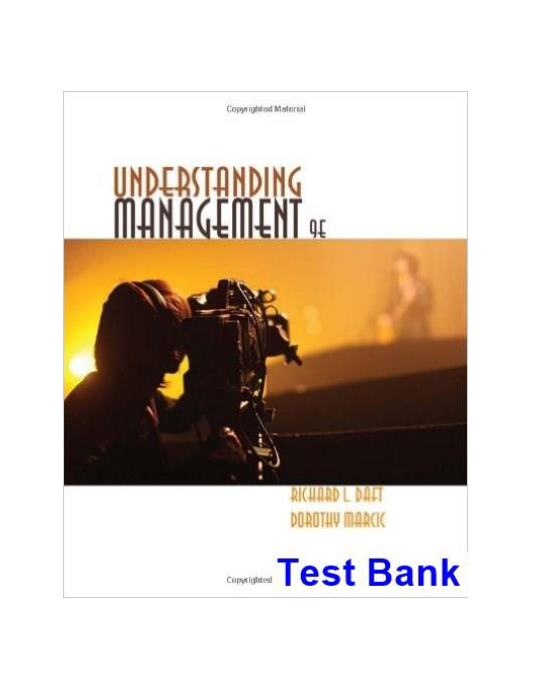 Management 9th Edition Daft Test Bank