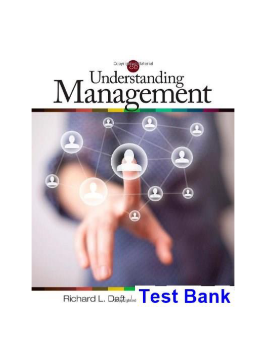 Understanding Management 8th Edition Daft Test Bank