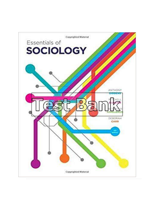 Essentials of Sociology 4th Edition Giddens Test Bank