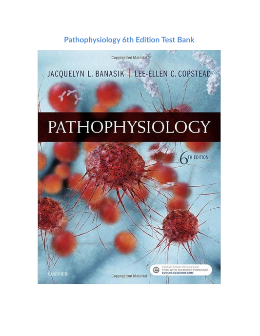 Pathophysiology 6th Edition