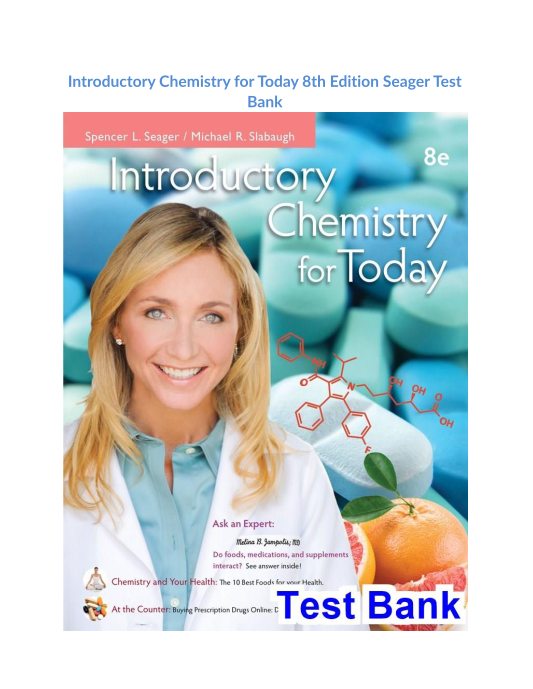 Introductory Chemistry for Today 8th Edition Seager Test Bank