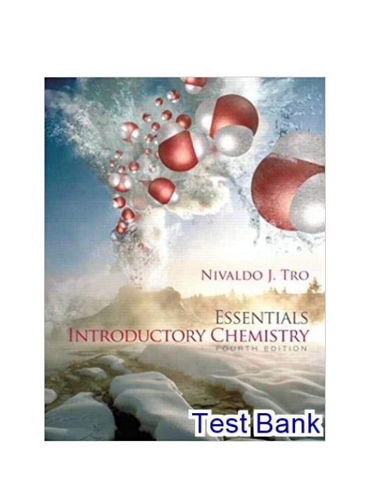 Introductory Chemistry Essentials 4th Edition Tro Test Bank