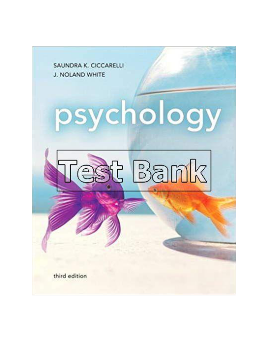 Psychology 3rd Edition Ciccarelli Test Bank