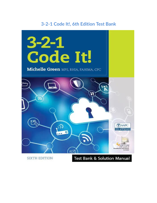 3-2-1 Code It!, 6th Edition Test Bank 